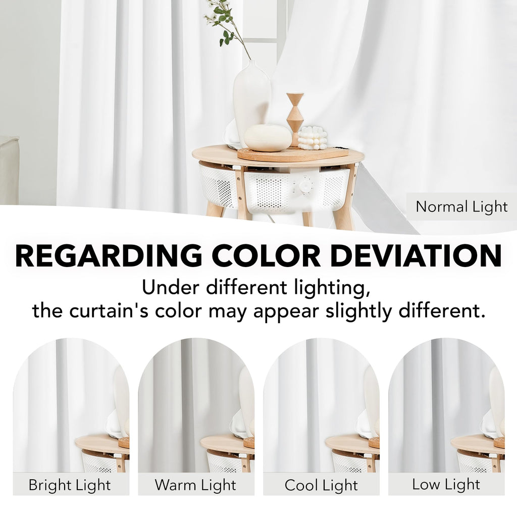 Deconovo Blackout Curtains for Bedroom, Living Room Curtains 72 Inches Long