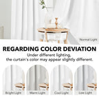 Deconovo Blackout Curtains for Bedroom, Living Room Curtains 72 Inches Long