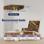 8Pcs Outdoor Cushion Covers, Stretch Patio Furniture Couch Chair Slipcovers