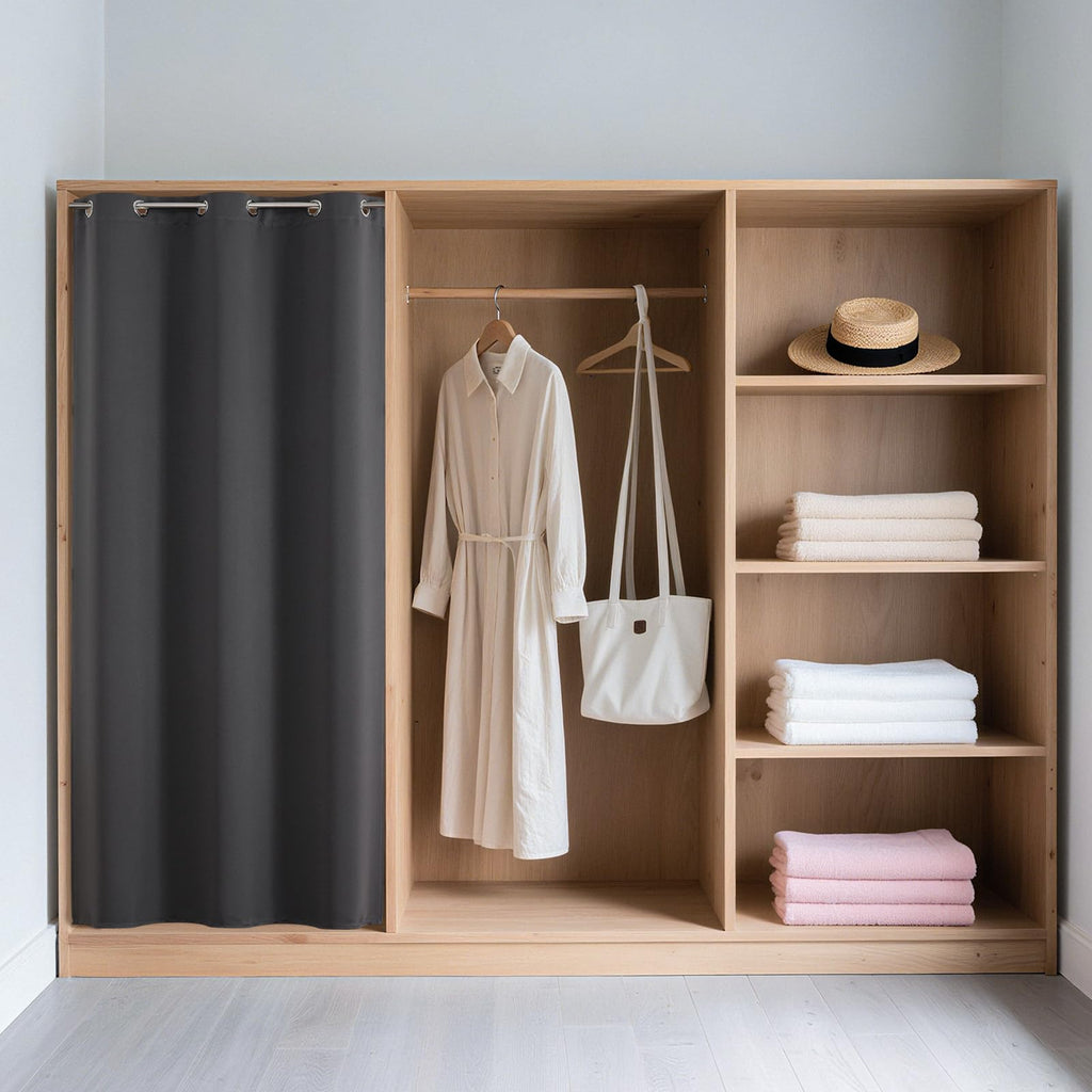 Joydeco Door Curtain Blackout Curtains for Doorway Privacy Closet Drapes