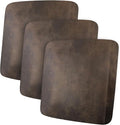Leather Look Couch Cushion Covers Sofa Seat Slipcovers Sets Couches Furniture Protector for Sectional Armchair Loveseat Pets Kids Stretch Spandex Fabric(3 Cushion Sofa, Brown)