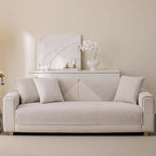 Soft Waterproof Chenille Cover Washable, Non Slip Sectional Sofa Covers for 3 Cushion Couch Sofa L Sharped Sofa Slipcover for Pets, Furniture Protector (1 PCS 36"x63" Coffee)