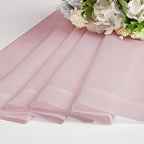 Chyhomenyc Blush Pink Sheer Curtains 120 Inches Long - Light Filtering Voile Extra Long Panel Drapes for Floor to Ceiling Window, Elegant Soft Living Room Curtains, Each 42Wx120L Inch, 10FT, 2 Panels