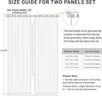 Linen Textured Total Blackout Curtains 84 Inches Long, Butter Cream