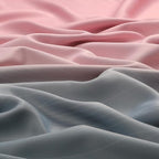 Estelar Textiler Grey and Pink Ombre Short Blackout Curtains 36 Inch Long, Thermal Insulated Grommet Small Half Window Drapes for Cafe/Basement/RV Camper/Kitchen, 52Wx36L, 2 Panels