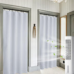 RYB HOME Curtains for Bedroom 84 inches Long 2 Panels Set, Privacy Thermal Insultaed Sunlignt Heat Blocking Drapes for Nursery Rental Room, Width 42 by Length 84, Greyish White
