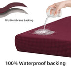 Outdoor Cushion Covers Set,8PCS Patio Furniture Couch Seat Slipcovers, Replacement for Sofa Sectional Chair(Cover，Only)