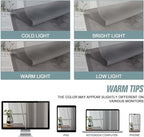 Grey Sheer Curtains for Window 72 inches Long 2 Panels Set, Soft Airy Modern Light Filtering Sheer Curtains for Living Room Bedroom, Dual Rod Pocket Solid Window Drapes, 2x42Wx72L inches