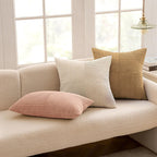 MIULEE Camel Brown Decorative Throw Pillow Covers for Couch 18x18 Inch