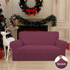 Easy-Going Stretch Loveseat Couch Covers Washable ASH Rose