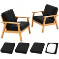 4 Piece Outdoor Cushion Covers, Patio Sofa Cushion Covers, Stretch Fit