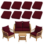 SUKAIKEQA 8PCS Patio Cushion Covers.Patio Furniture Couch SeatSlipcovers