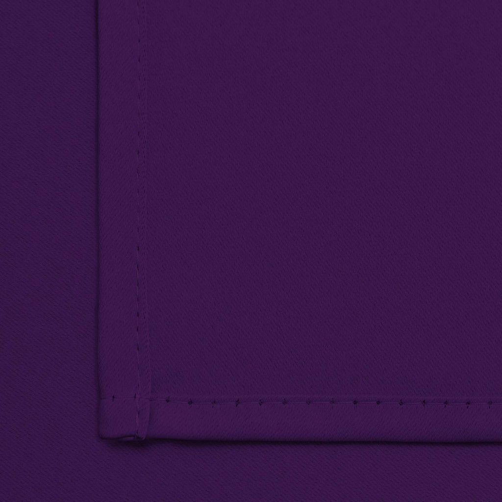 Yakamok Room Darkening Curtains 52x45 inch Length Purple-Living Room