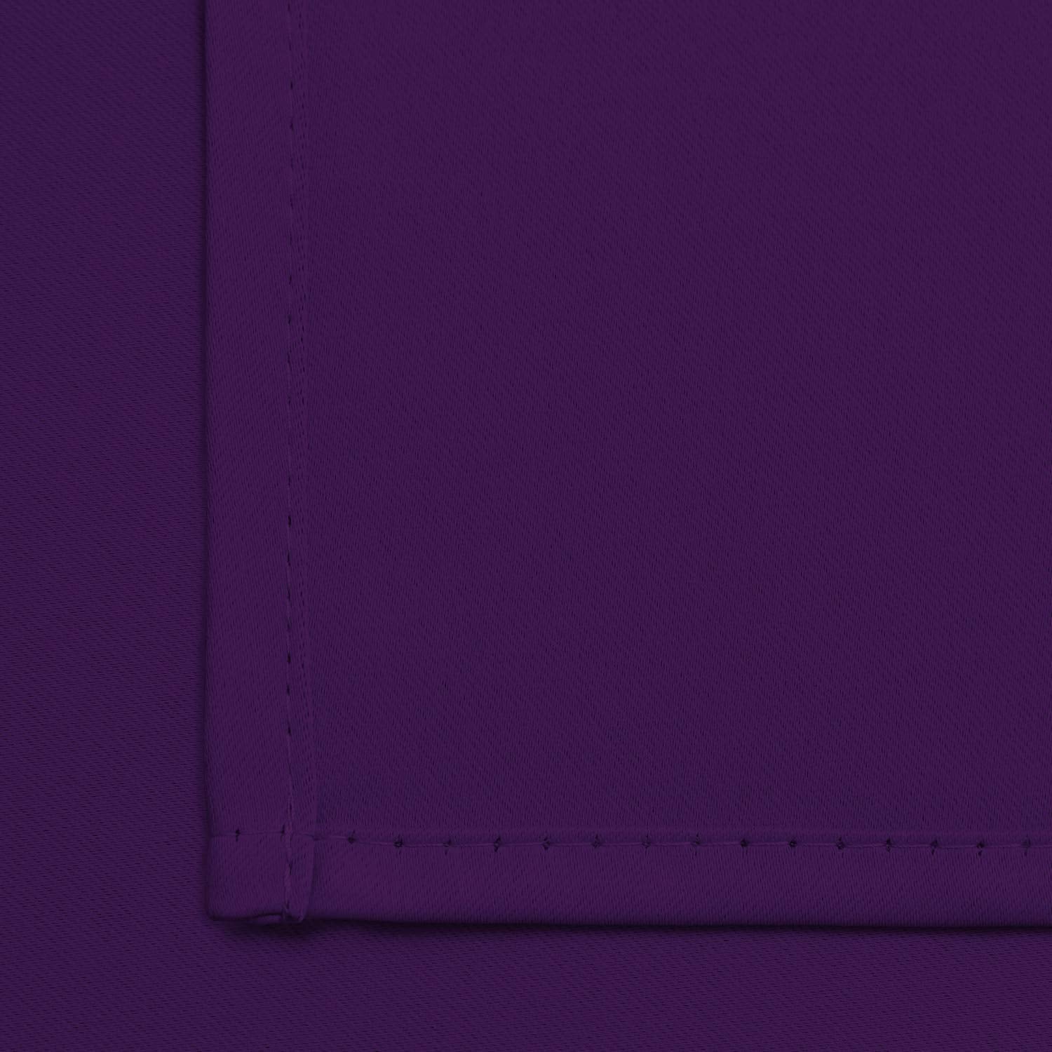 Yakamok Room Darkening Curtains 52x45 inch Length Purple-Living Room