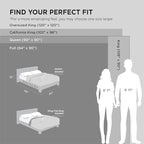 Bedsure GentleSoft Grey California King Size Blanket for Bed - Cozy Soft Blankets for Women, Cute Large Throws for Girls, 102x96 Inches