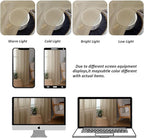 Chyhomenyc Taupe Sheer Curtains 120 Inches Long - Light Filtering Voile Extra Long Panel Drapes for Floor to Ceiling Window, Elegant Soft Living Room Curtains, Each 42Wx120L Inch, 10FT, 2 Panels