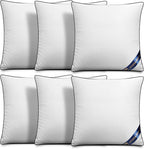 Utopia Bedding Throw Pillow Inserts (Pack of 6, White), 16 x 16 Inches Decorative Indoor Pillows for Sofa, Bed, Couch, Cushion Sham Stuffer