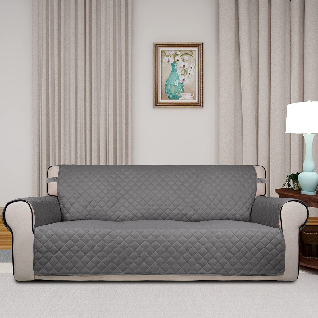 PureFit Reversible Quilted Couch Covers for Dogs Oversized Sofa Cover 78”