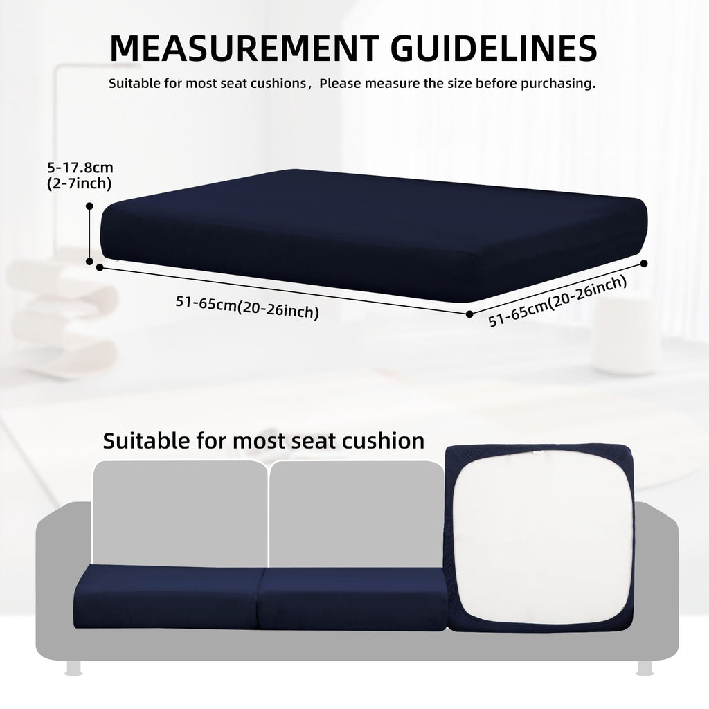 DREAHOTEXTIL 14Pcs Outdoor Cushion Covers, Elastic Patio Cushion Covers