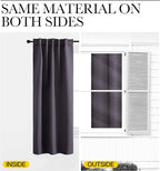 NICETOWN Greyish Purple Blackout Curtains 84 inches Length for Living Room, 2 Panels, 42" Wide, Thermal Insulated Long Drapes for Large Window