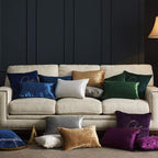 GIGIZAZA Green Velvet Pillow Covers 20x20 Decorative Pillows Pack of 2