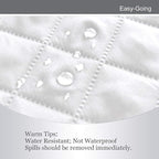 Easy-Going Sofa Slipcover Reversible Loveseat Sofa Cover Couch Cover for 2 Cushion Couch Furniture Protector with Elastic Straps for Pets Kids Dog Cat (Oversized Loveseat, White/White)