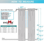 OVZME Navy Blue Sheer Curtains 2 Panel Sets 84" Inch Length - Transparent Light Weight Window Treatment Panels for Study Room/Living Room/Bedroom, Navy Blue, Per Panel W42 X L84 inches, 1 Pair