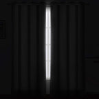 LEMOMO Grey Blackout Curtains/52 x 95 Inch/Set of 2 Panels Thermal Insulated Room Darkening Curtains for Bedroom