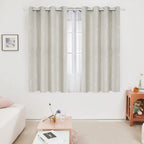 Deconovo Living Room Curtains 54 Inches Long, Blackout Curtains for Bedroom
