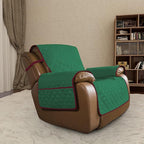 Easy-Going Oversized Recliner Chair Slipcover Reversible Sofa Cover Water Resistant Couch Cover Furniture Protector with Elastic Straps for Pets Dog Cat (Oversized Recliner, Green/Christmas Red)