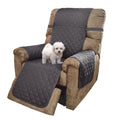 U-NICE HOME Reversible Recliner Chair Covers, Dark Grey