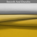 SimpleHome Ombre Room Darkening Curtains for Bedroom, Gradient Yellow to Grey White Light Blocking Thermal Insulated Grommet Window Curtain/Drapes for Living Room,2 Panels, 52x84 inches Length