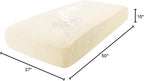 hyha Waterproof Couch Cushion Covers for Pets, Non Slip Sofa Seat Cover for Dogs Washable, Soft Thick Stretch Jacquard Fabric, Sofa Slipcovers with Elastic Bottom (1 Piece for Medium, Beige)