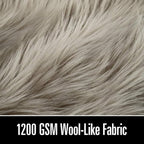 LOCHAS Soft Fluffy Faux Fur Rugs for Bedroom Bedside Rug 2x3 Feet, Washable, Furry Sheepskin Area Rug for Living Room Girls Room, Luxury Shag Carpet Home Decor, Beige