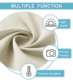 RYB HOME Kitchen Curtains Over Sink 36 inch Length for Cabinet, Rod Pocket
