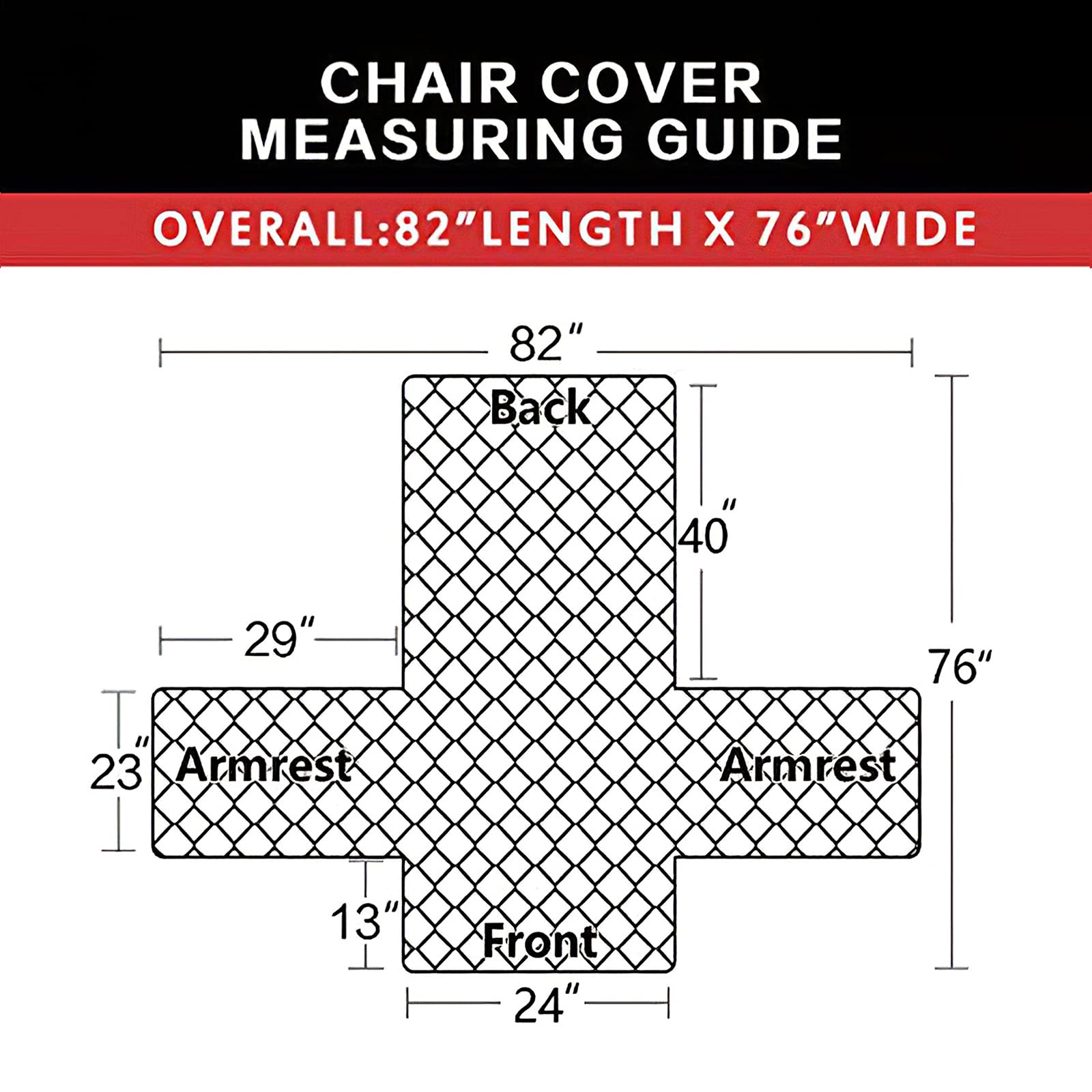 Easy-Going Chair Sofa Slipcover Reversible Sofa Cover Water Resistant Couch Cover Furniture Protector Cover with Elastic Straps for Pets Kids Children Dog Cat (Chair, Green/Christmas Red)