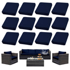 SUKAIKEQA 8PCS Patio Cushion Covers.Patio Furniture Couch SeatSlipcovers
