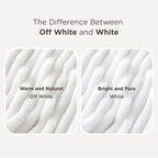 Bedsure GentleSoft Twin Blanket for Bed, Cozy Soft Twin Size Fleece Throw for Women and Girls, Dorm Room Essentials and Graduation Gift for Her, Off White, 60x80 Inches