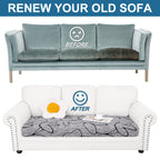 Smiry Printed Couch Cushion Covers, Stretch Couch Covers for Sofa