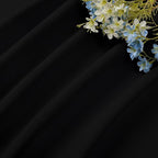 CUCRAF Black Blackout Curtains 63 inch Length 2 Panels Set, Rod Pocket Room Darkening Drapes for Bedroom Living Room, Insulated Thermal Light Blocking Window Curtain (W52 x L63 Inch)