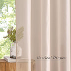 NICETOWN Taupe Voile Sheer Curtains 108 inches Long for Living Room, Grommet Airy & Elegant Light Filtering Soft Sheer Lightweight Window Treatment for Bedroom, W54 x L108, 2 Panels
