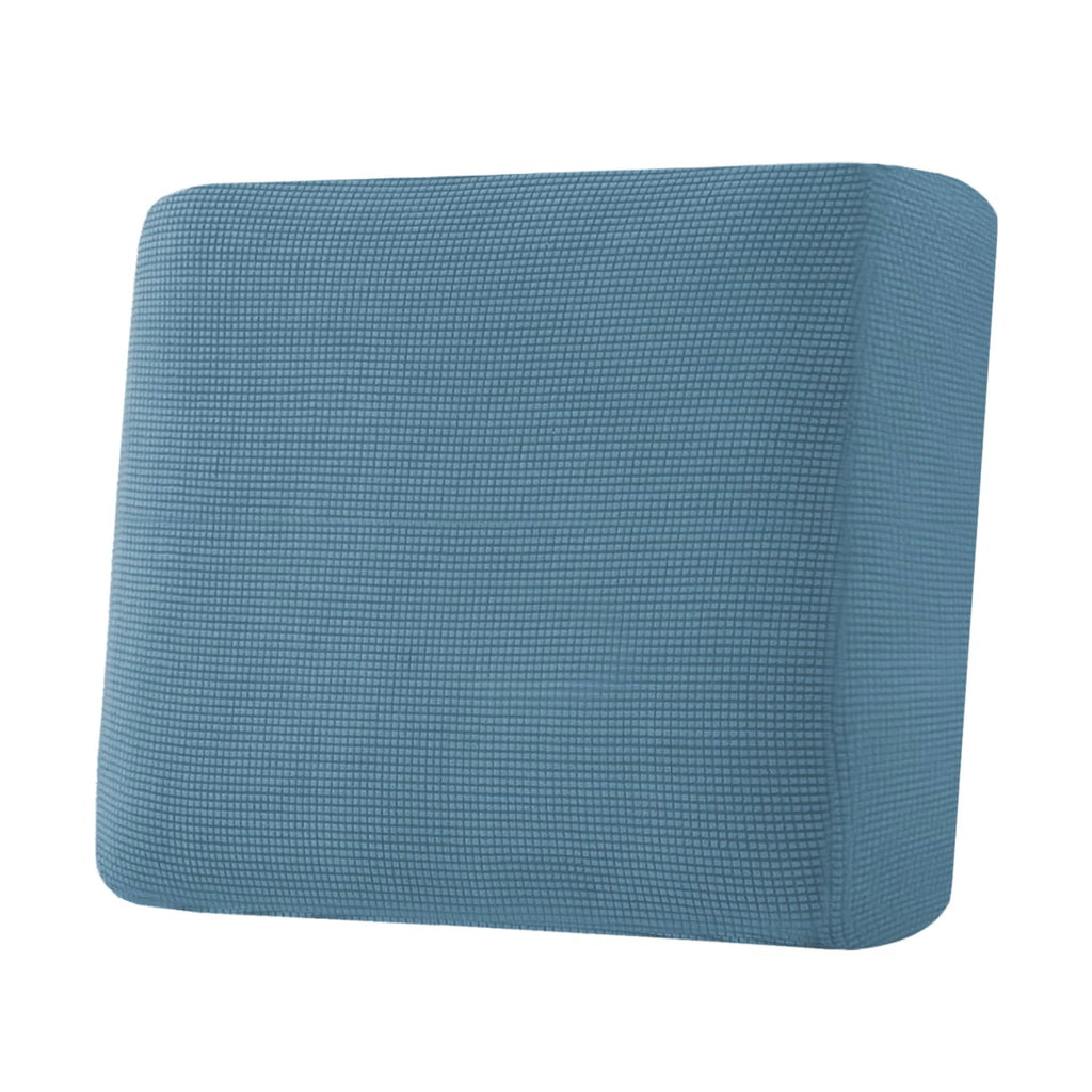 H.VERSAILTEX Super Stretch Individual Seat Cushion Covers Sofa Covers Couch Cushion Covers Slipcover Sets Thick Jacquard Textured Twill Fabric (1 Piece Chair Cushion Cover, Dusty Blue)