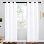 NICETOWN Navy Blackout Curtains for Kid's Room 42" Wide x 78" Long 2 Panels