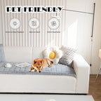 ZQFFB Couch Cover for Dogs Washable Non-Slip Pet Friendly Sofa Protector