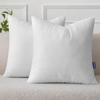 MIULEE Set of 2 Throw Pillow Inserts 22x22 Inches, Non-Woven Decorative Pillow Inserts for Living Room