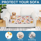 Smiry Printed Couch Cushion Covers, Stretch Couch Covers for Sofa