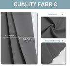 ChrisDowa Blackout Curtains for Bedroom and Living Room 63 Inches Long