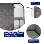 PureFit Reversible Quilted Couch Covers for Dogs Oversized Sofa Cover 78”