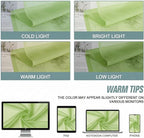 Sheer Curtains 63 Inch Length 2 Panels, Soft Voile Sheer Curtains for Christmas, Breathable Light Filtering Window Treatments, Dual Rod Pocket Panels, Lime, 2x42Wx63L Inches