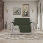 Easy-Going Oversized Chair Sofa Slipcover Reversible Sofa Cover Water Resistant Couch Cover Furniture Protector Cover with Elastic Straps for Pets Dog (Oversized Chair, Army Green/Beige)
